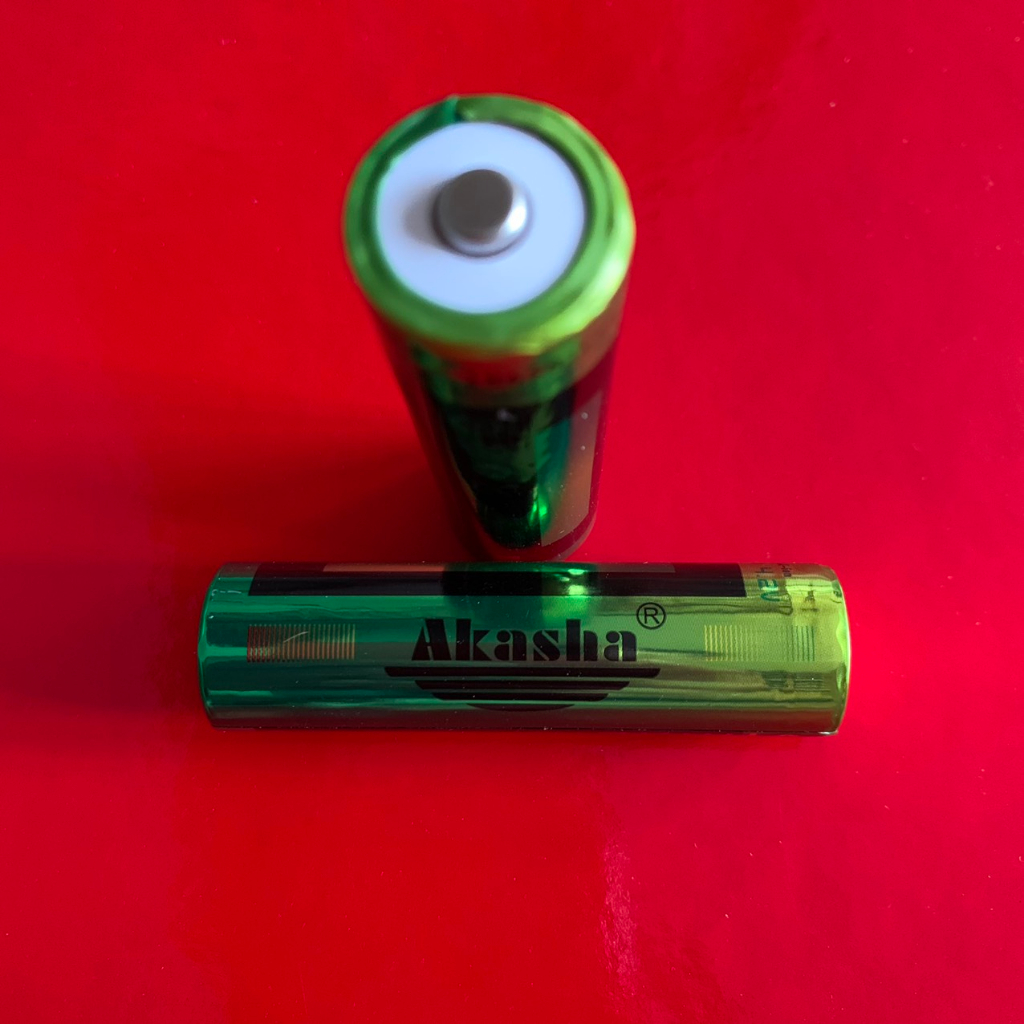 2 viên  pin  sạc  18650 AKASHA 3,7V / 4,2V  Dung  lượng  cao  CHẤT  LƯỢNG  TỐT