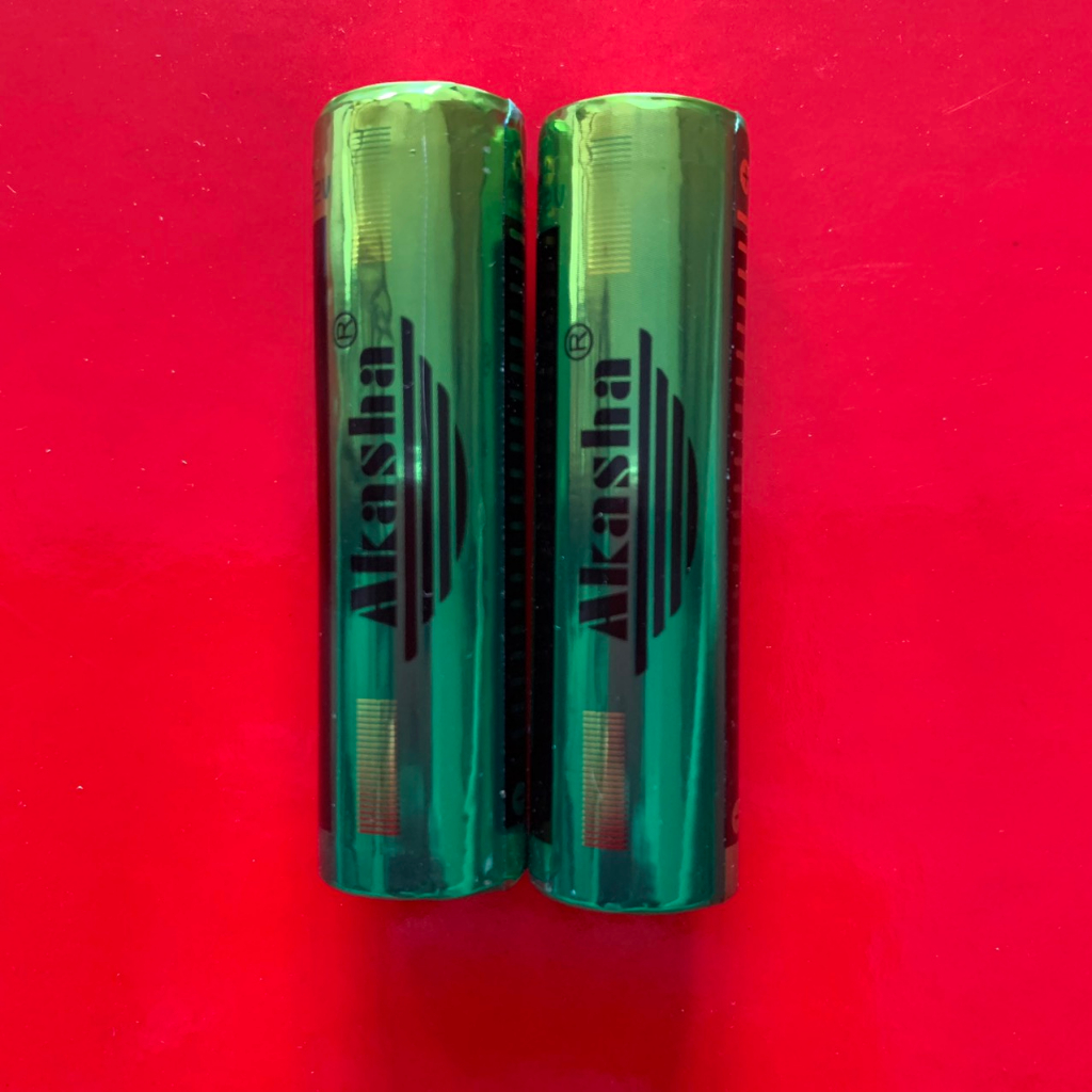 2 viên  pin  sạc  18650 AKASHA 3,7V / 4,2V  Dung  lượng  cao  CHẤT  LƯỢNG  TỐT