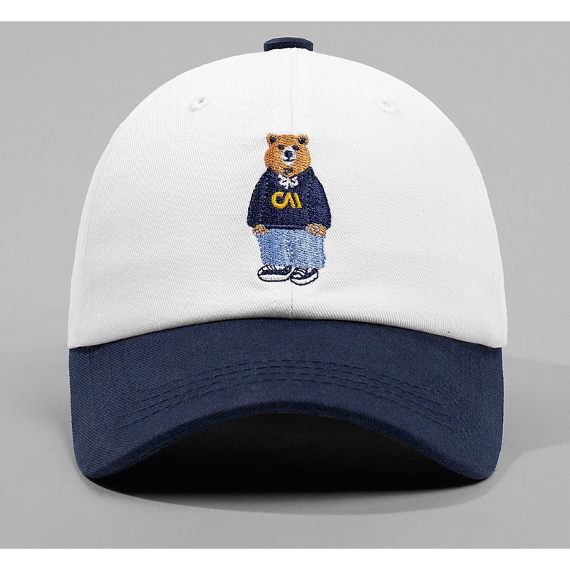 Nón Lưỡi Trai Phối Màu Chú Gấu 🐻 Siêu Hot Trend - Nón kết Nam Nữ Siêu Đẹp