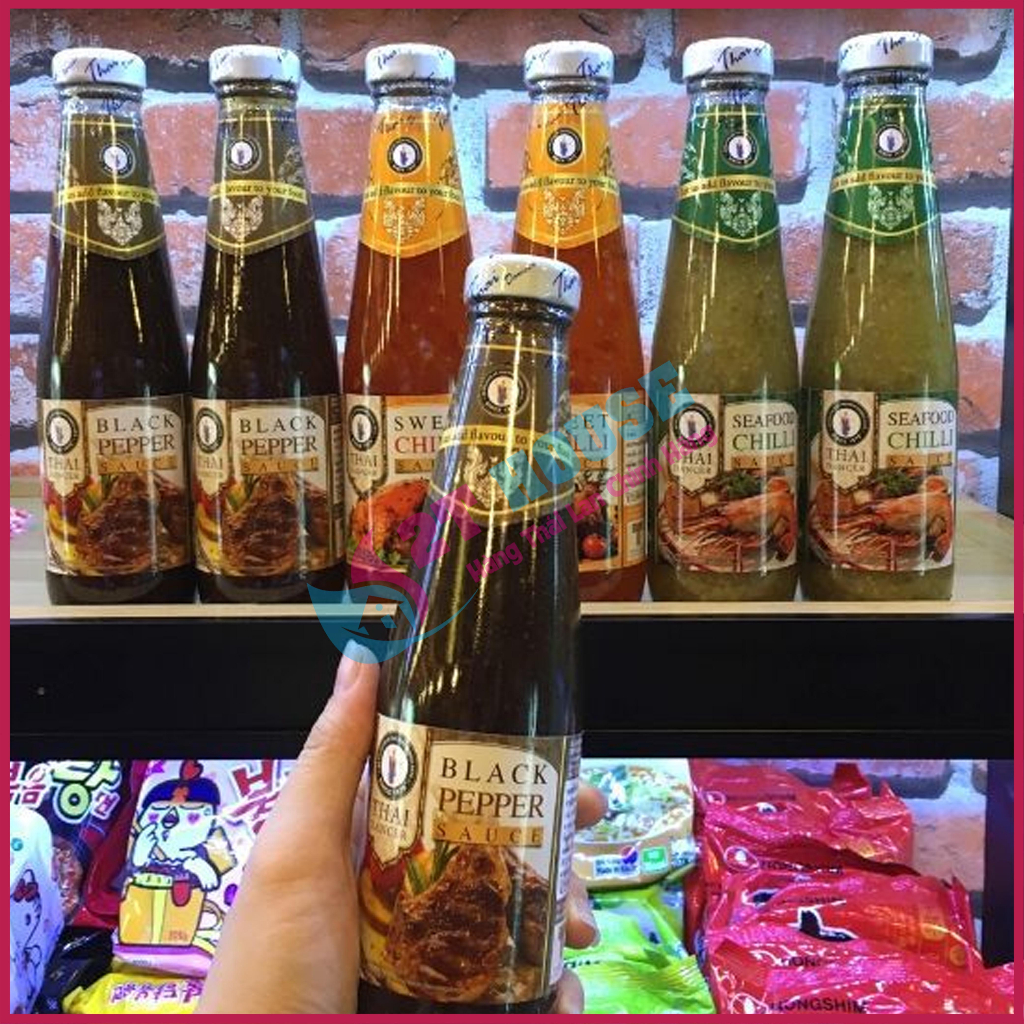 Sốt nước chấm hải sản/lẩu/bò tiêu đen Thai Dancer siêu ngon Thái Lan chai 300ml 2T House Shop Hàng Thái Lan Nội Địa