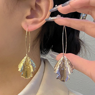 Mới - hàng thiết kế - Bông tai nữ lá cọ độc đáo CiCi Accessories phụ kiện trang sức cá tính, sang chảnh - BT159