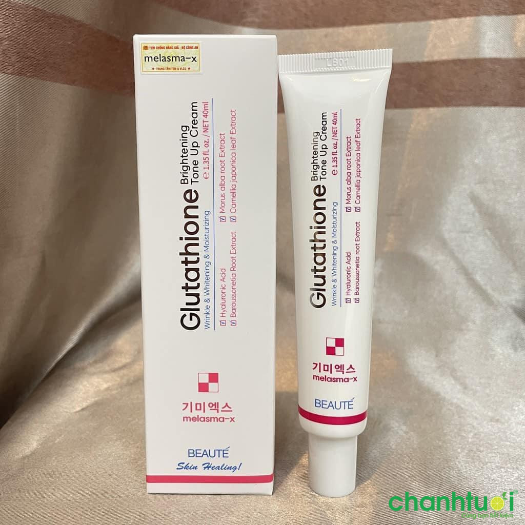 Kem trắng da Glutathione Melasma Brightening TONE UP Cream 40ml giữ ẩm căng bóng ⭐ -TopisCosmetic