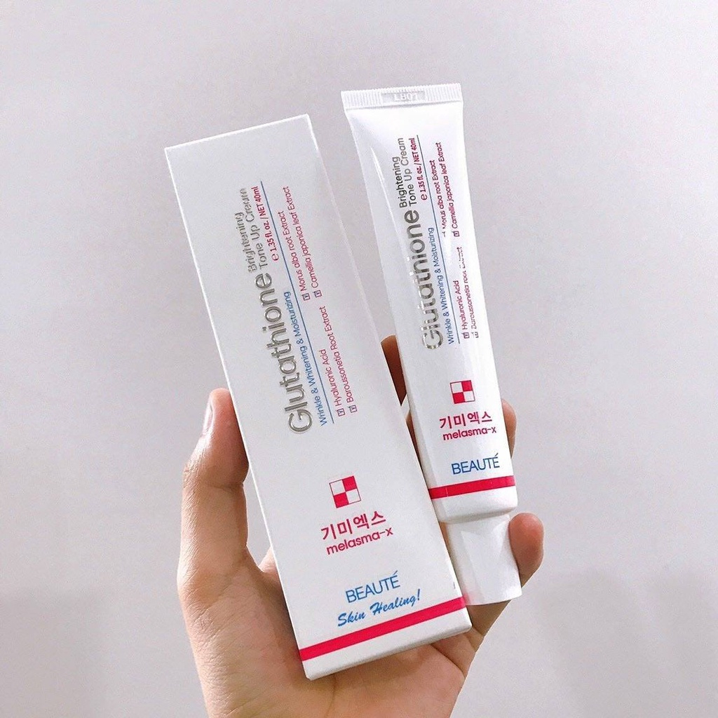 Kem trắng da Glutathione Melasma Brightening TONE UP Cream 40ml giữ ẩm căng bóng ⭐ -TopisCosmetic