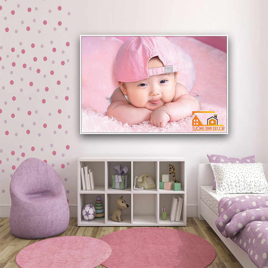 TOP Tranh Treo Tường em bé trai đáng yêu Treanh dán tường