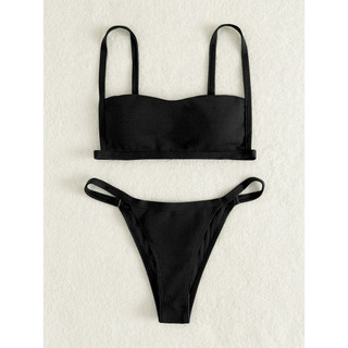 [5 MÀU] Bikini cổ yếm chất gân gợi cảm
