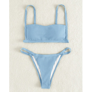 [5 MÀU] Bikini cổ yếm chất gân gợi cảm