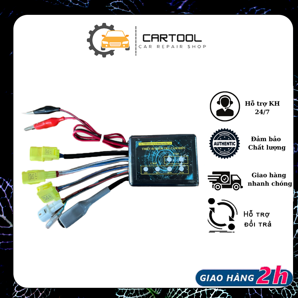 Thiết bị kiểm tra cảm biến CKP & VSS 2in1 Cartool kiểm tra cảm biến CKP nhanh, chính xác, hiệu quả