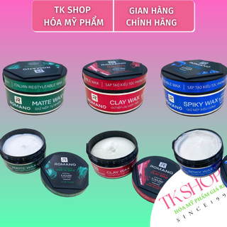 Wax tạo kiểu tóc cao cấp Romano công thức dễ gội 68gr
