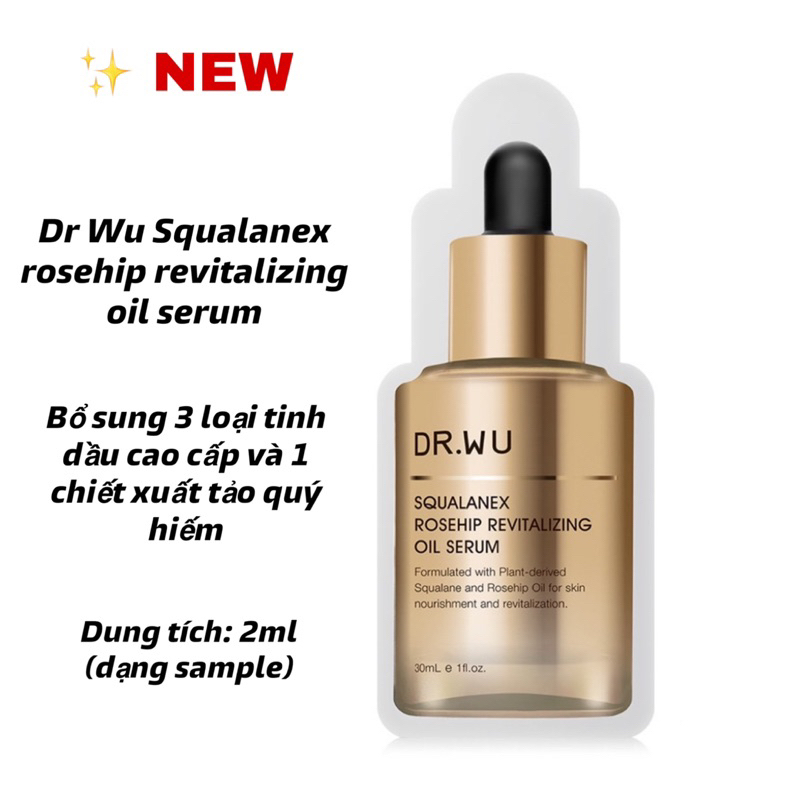 Dầu Dưỡng Da Dr Wu Squalanex