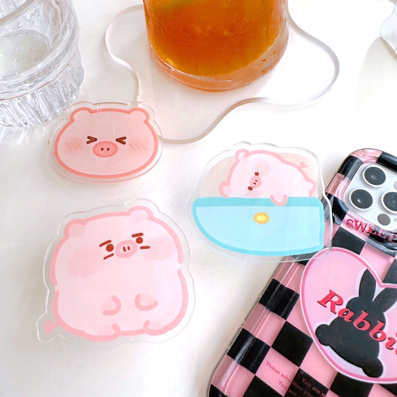 GRIPTOK/POPSOCKET HEO HỒNG