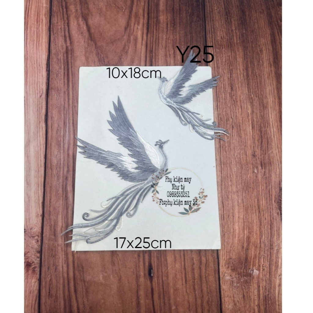 Bộ hạt thêu trang trí áo dài xinh xắn