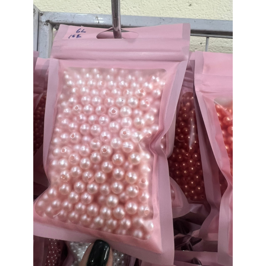 Gói hạt trai nhựa 50g trang trí