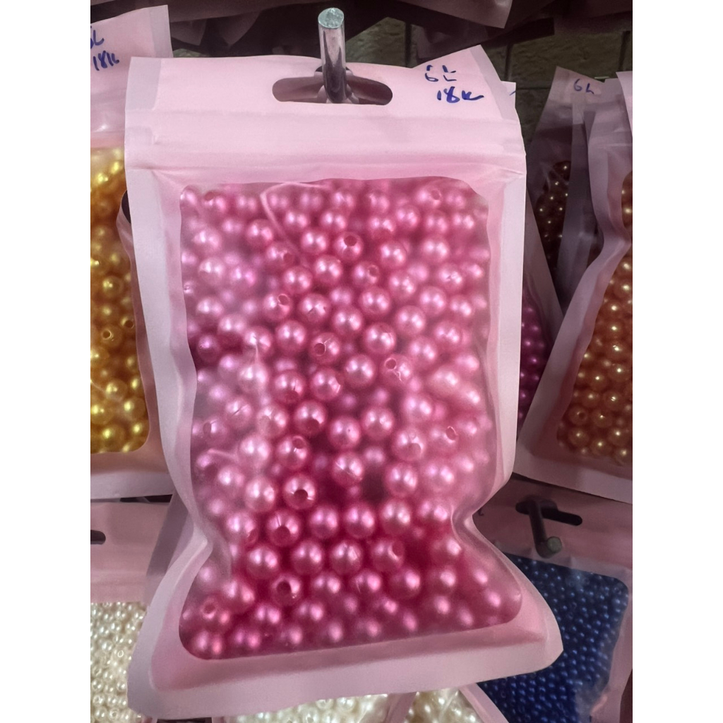 Gói hạt trai nhựa 50g trang trí