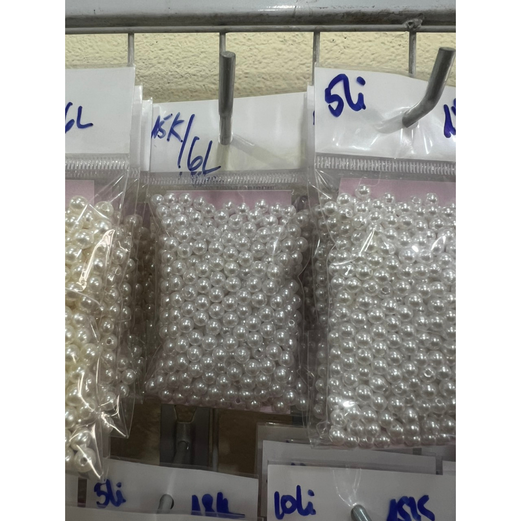 Gói hạt trai nhựa 50g trang trí