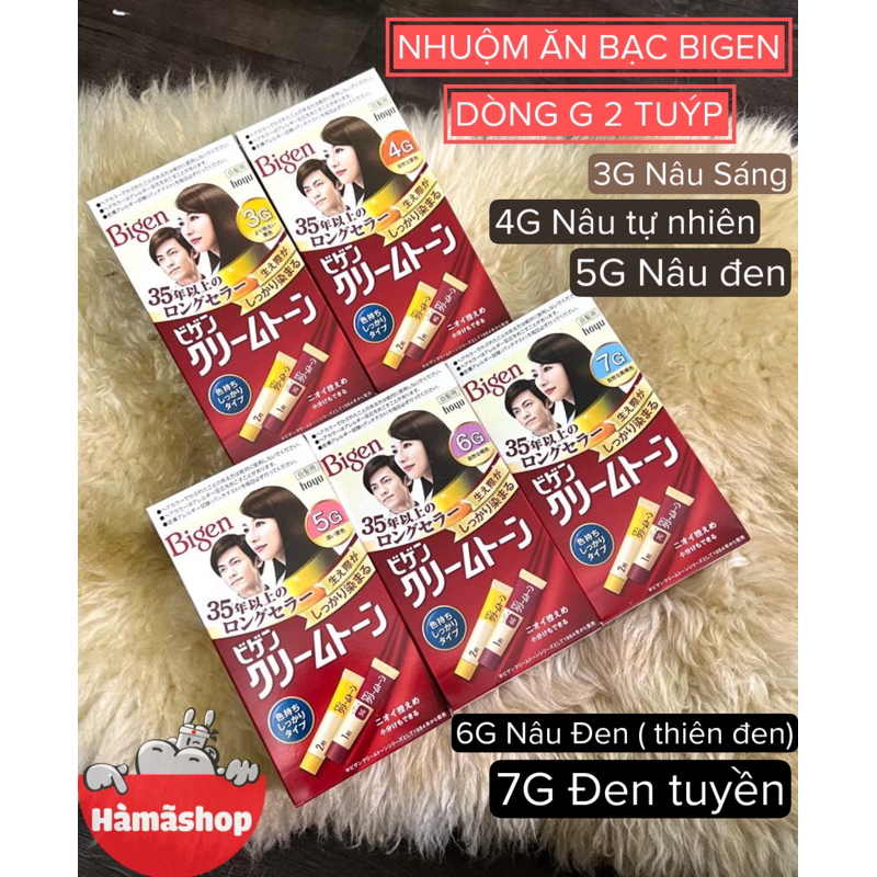 Thuốc Nhuộm Tóc Bigen Nhật (nhuộm phủ bạc) chuẩn Nhật Bản