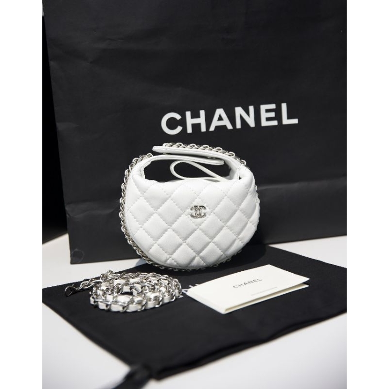 Túi xách nữ mini khóa bạc da lì mềmsz16cm kèm quai đeo dài fullbox nam châm