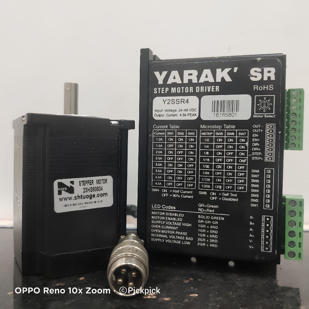 Combo Động Cơ Bước 56x80 + Driver YARAK