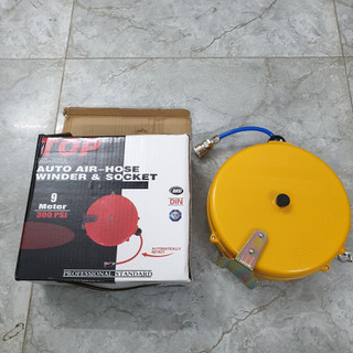 Ống treo nối hơi, cuộn dây hơi tự rút top dài 9m, áp suất 200psi