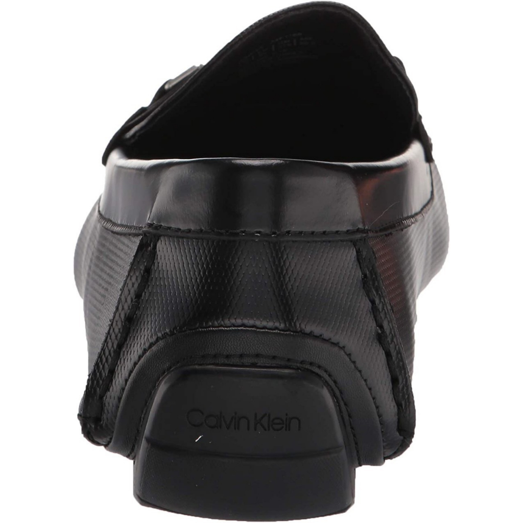 Giày mọi Nam chính hãng CK mocasines black - da bê mềm / size 39-44