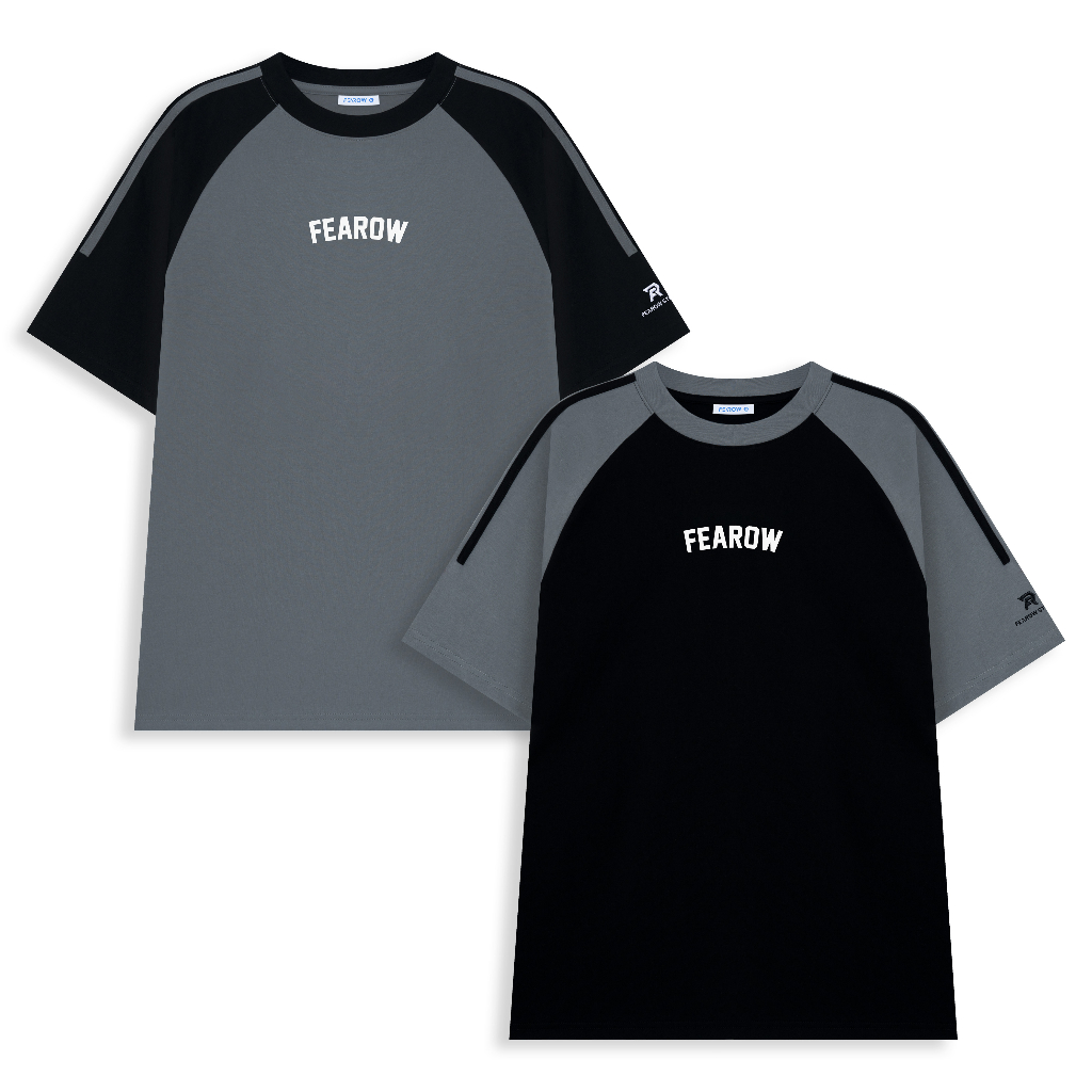 Áo thun Raglan nam nữ local brand unisex Fearow Basic in trước ngực