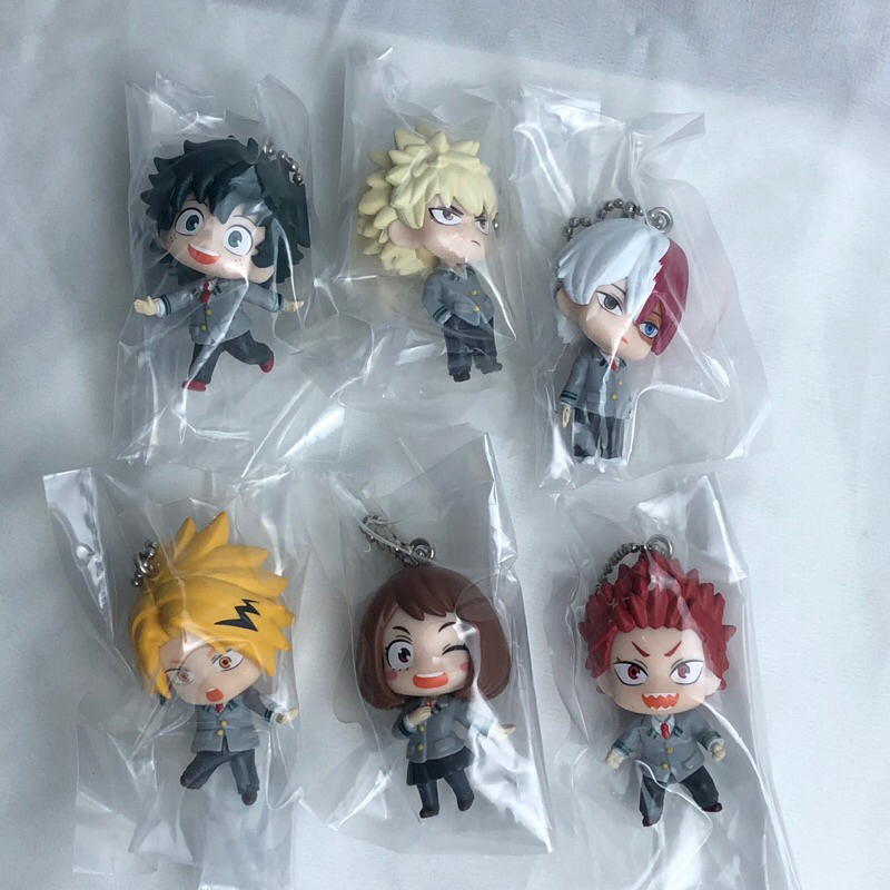 Móc khoá chibi Purapura lắc lắc cái đầu siêu dễ thương Học viện siêu anh hùng MHA My hero academia