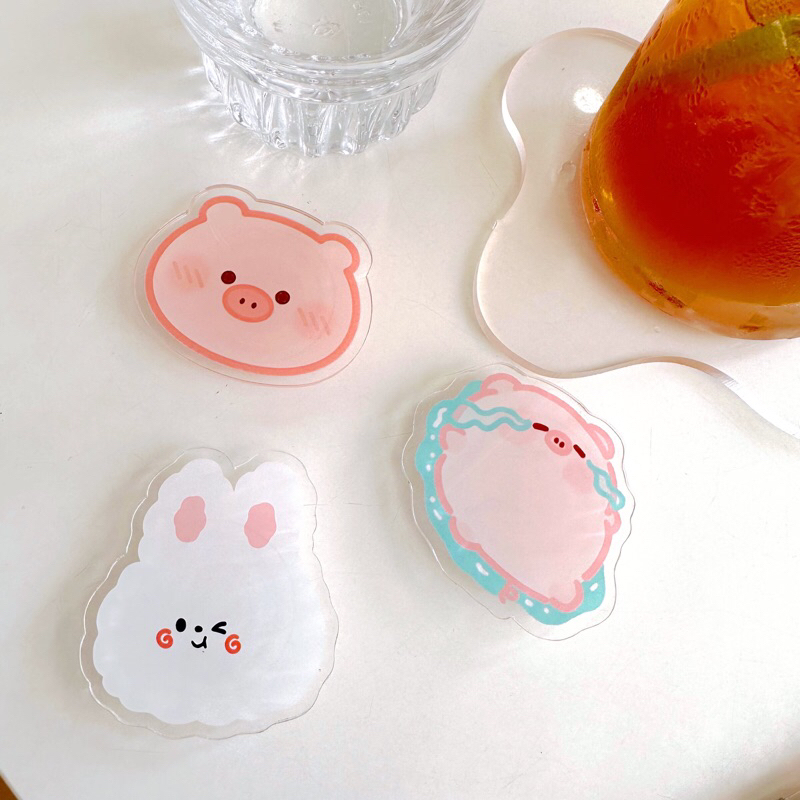 GRIPTOK/POPSOCKET HEO HỒNG