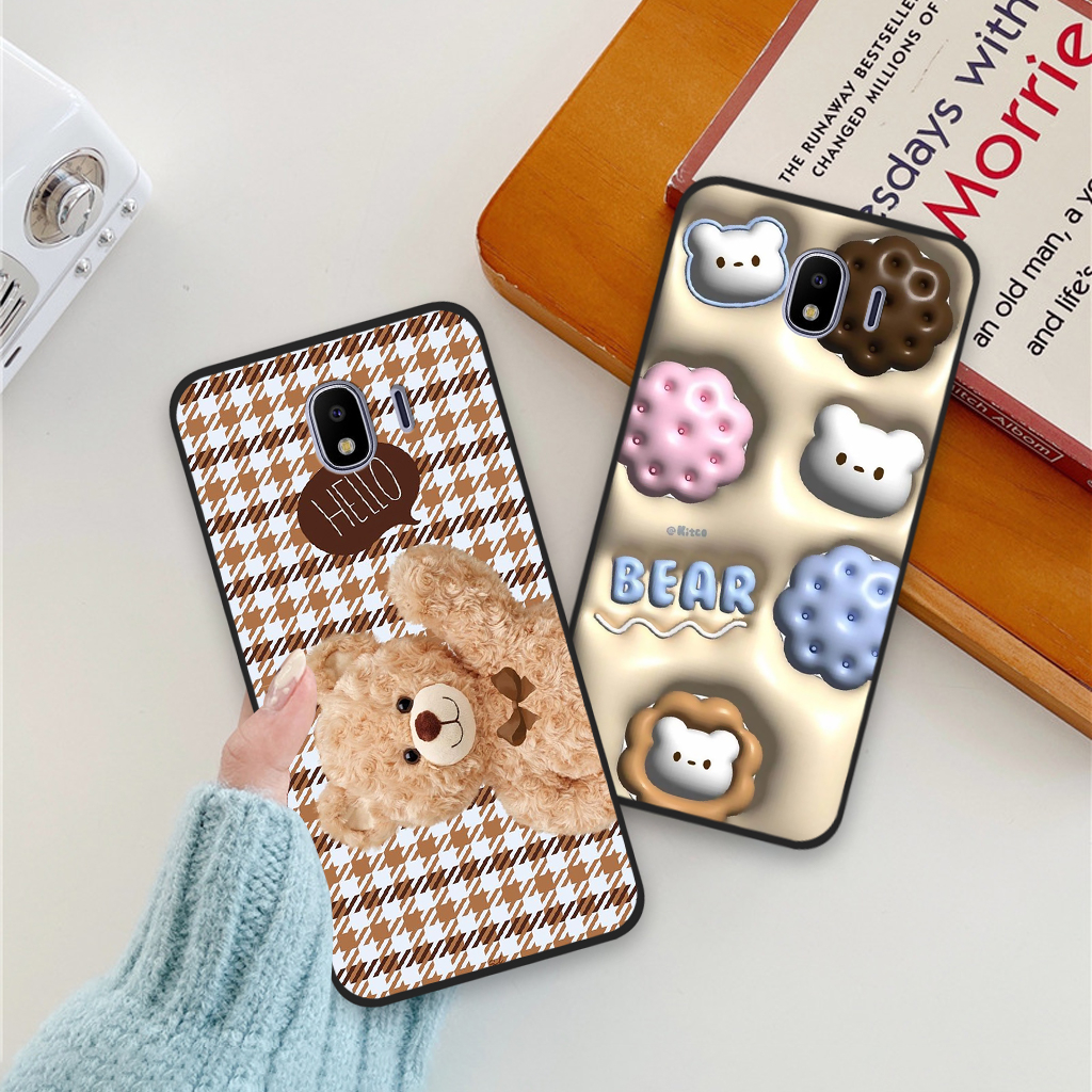 Ốp lưng Samsung J2 Pro / J2 Core /J4 / J4 2018 in hình gấu dâu Lotso, gấu nâu dễ thương