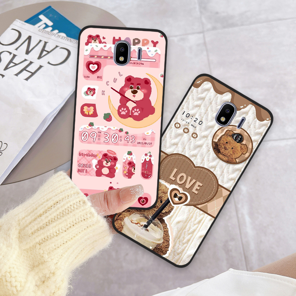 Ốp lưng Samsung J2 Pro / J2 Core /J4 / J4 2018 in hình gấu dâu Lotso, gấu nâu dễ thương