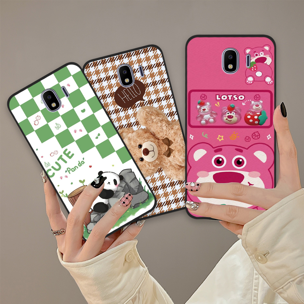 Ốp lưng Samsung J2 Pro / J2 Core /J4 / J4 2018 in hình gấu dâu Lotso, gấu nâu dễ thương