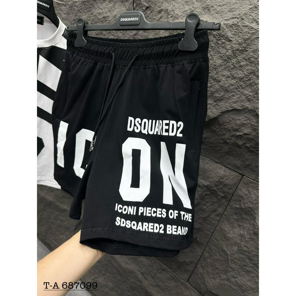 Bộ Nam ICON Chất Cotton Siêu Mát - Bộ Cộc Nam ICON Chữ Chéo Siêu Đẹp