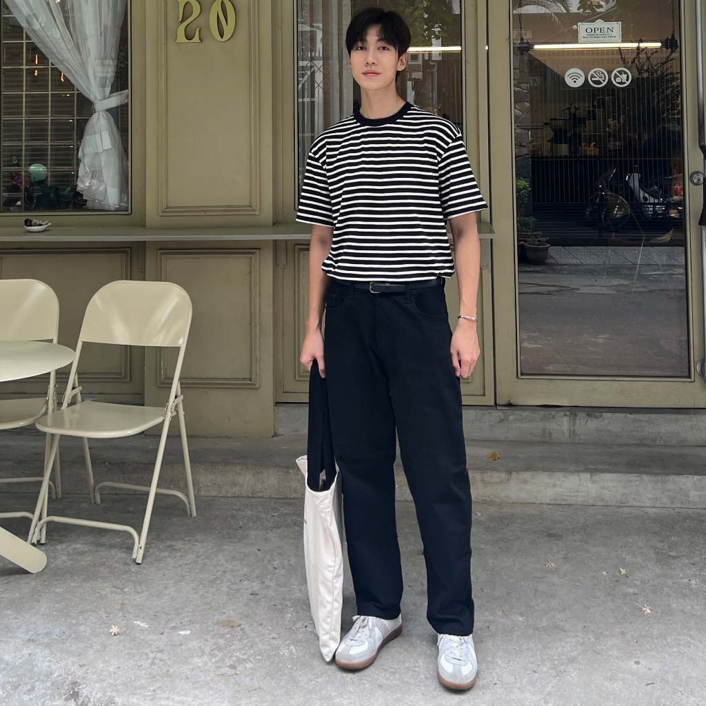 QUẦN JEAN NAM ỐNG SUÔNG FORM STRAIGHT FIT CROP