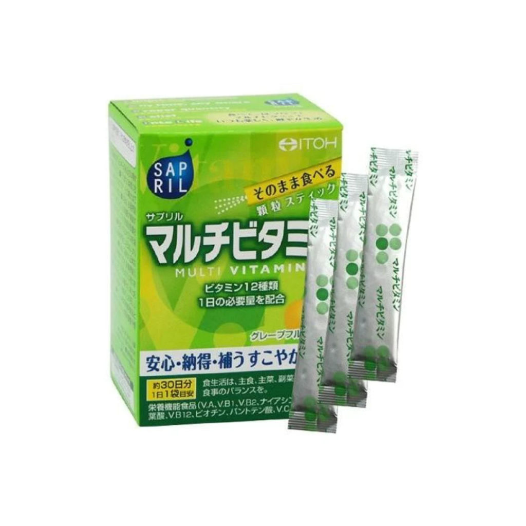 Bột dinh dưỡng Itoh bổ sung 12 loại vitamin hương bưởi - 4987645488324