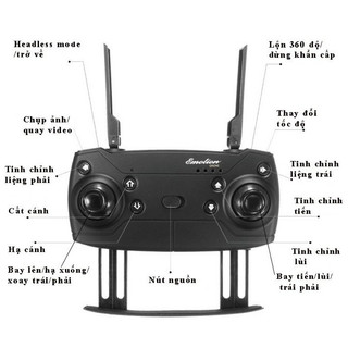 Flycam E58 wifi, camera 4K, tặng túi đựng ( có thể độ lên pin 1200mah)
