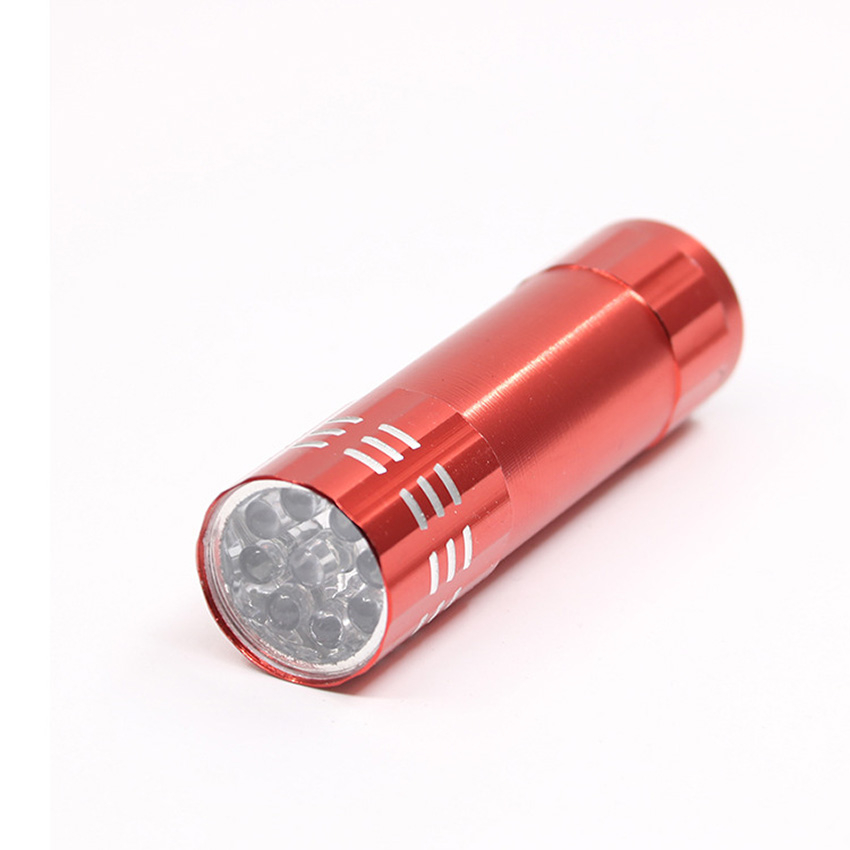 Đèn Mini Đèn Pin Mini Siêu Sáng  9 Led  DQ03 full hộp tặng kèm 3 pin_Highlight Store