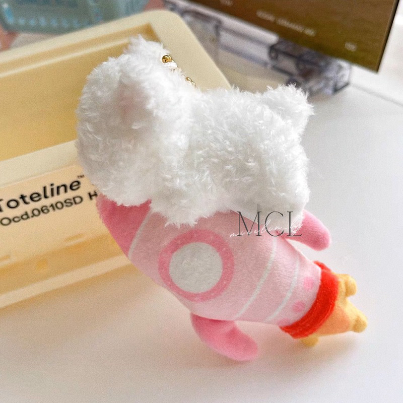 Móc khoá gấu trắng cute