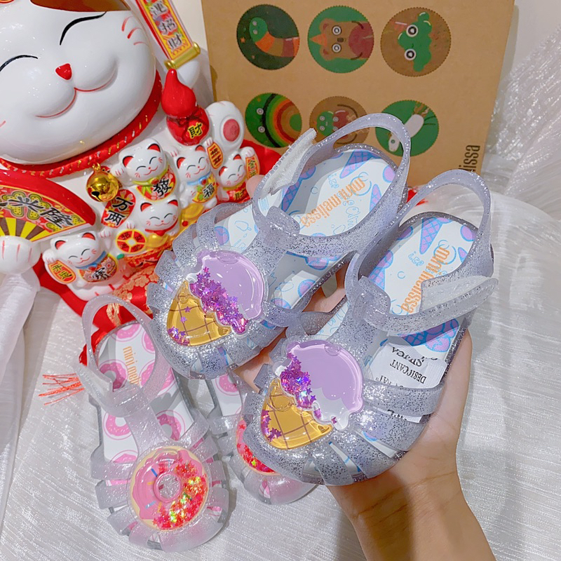 Rọ nhựa thơm melissa nơ bánh đang yêu cho bé gái từ 1-5 tuổi