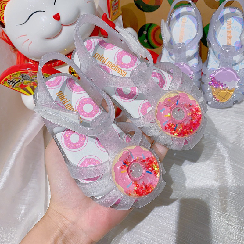 Rọ nhựa thơm melissa nơ bánh đang yêu cho bé gái từ 1-5 tuổi