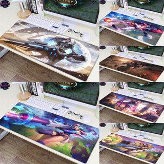 Lót chuột skin tướng caitlyn liên minh huyền thoại, cao su chất lượng tốt, mực in nét, 30x80,40x90