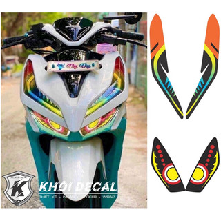 Decal dán đèn Demi và Pha Vario 2018-2023