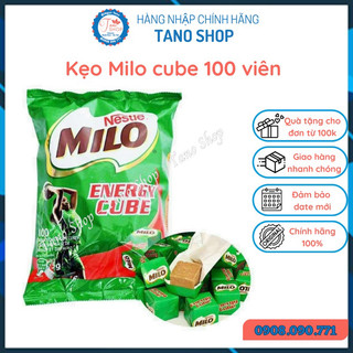 Kẹo Milo Cube viên nén - gói 100 viên, ăn vặt ngon rẻ TaNo