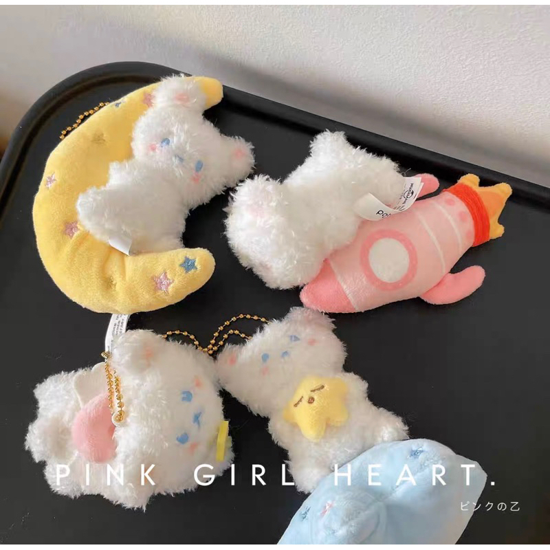 Móc khoá gấu trắng cute