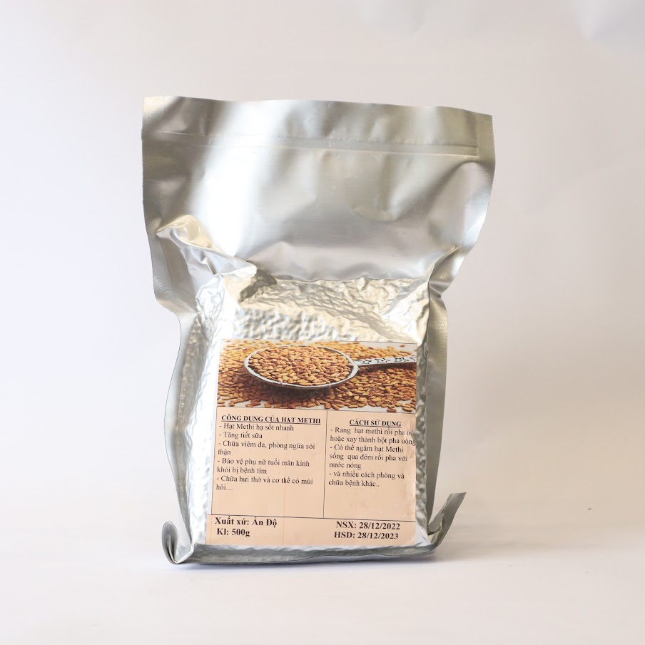 Hạt Methi nhập khẩu Ấn Độ Organic 500g