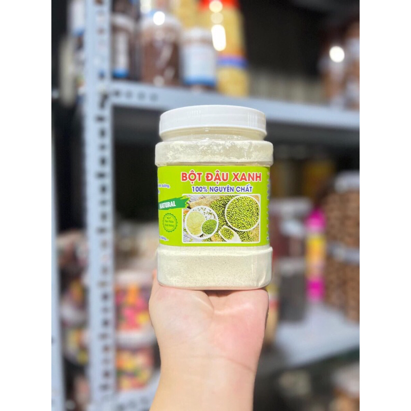 Bột Đậu Xanh Nguyên Chất Hũ 500gr