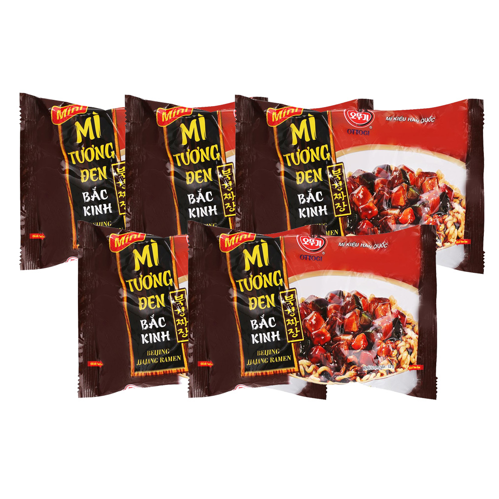 5 gói mì Mini Ottogi 80g