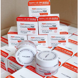Kem dưỡng trắng da 7day glutathione 700 vcream angel's liquid