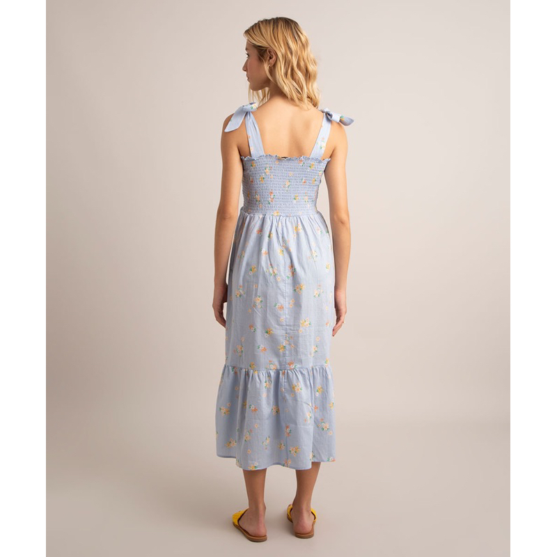 Váy midi in hoa nhí CA xuất xịn tqxk