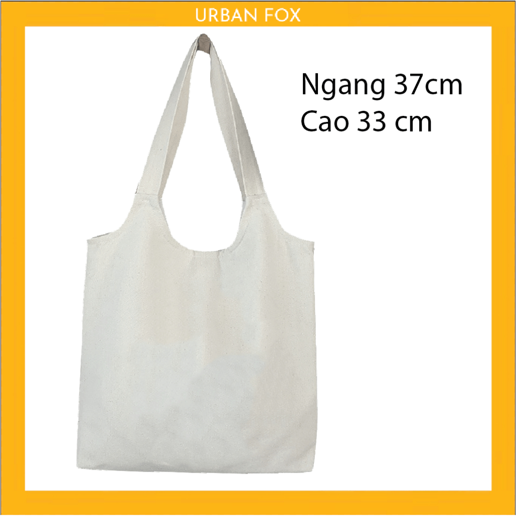 Túi tote canvas in theo yêu cầu, vải dày dặn, in siêu nét URBAN FOX