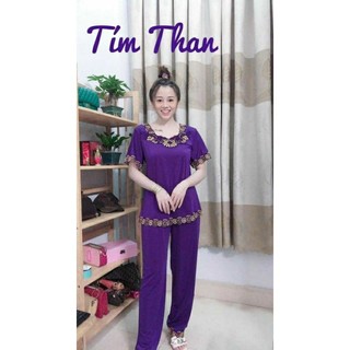 đồ bộ thun lạnh dài nhiều màu nhiều size