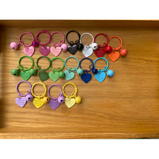 Móc khoá phối charm trái tim