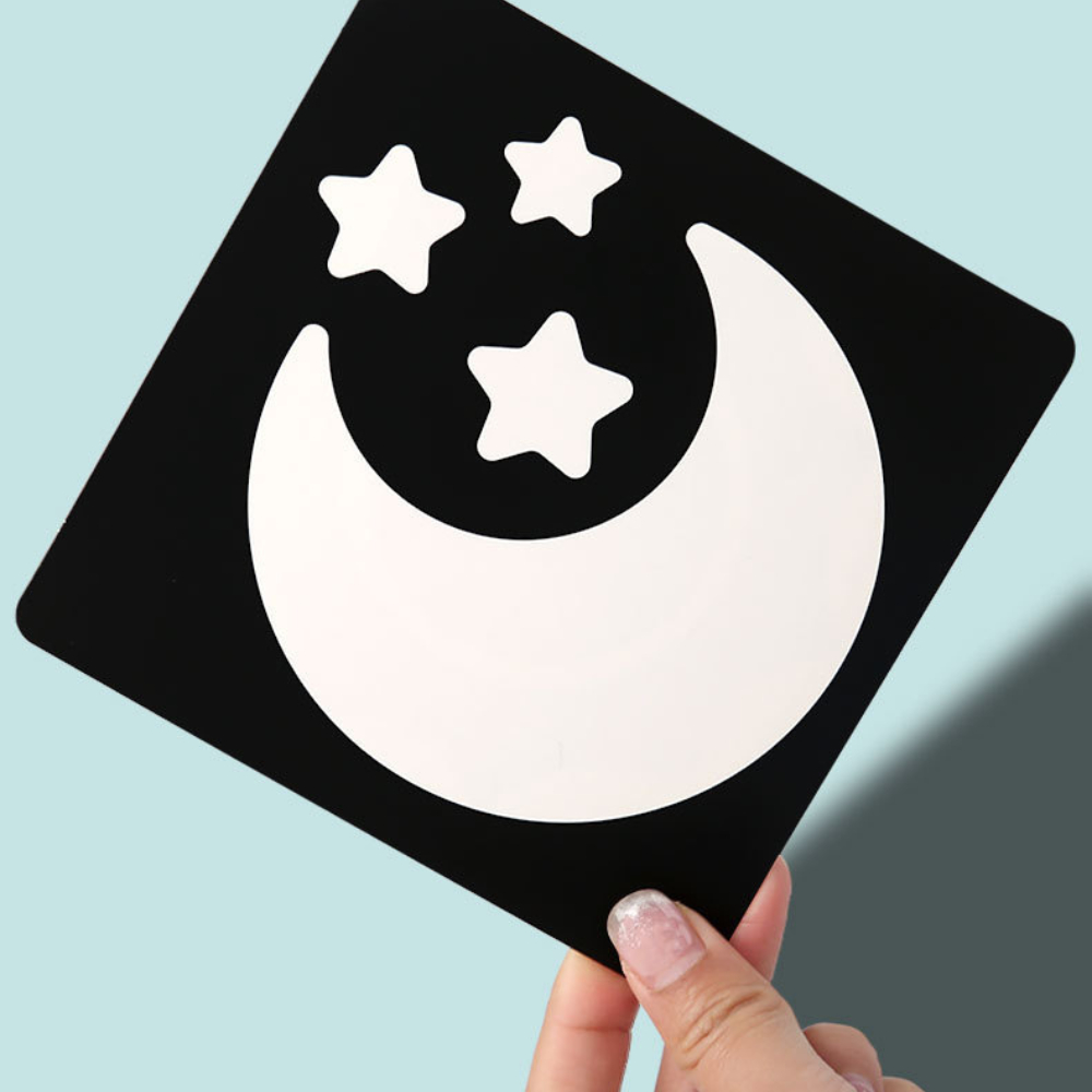 Bộ 20 thẻ flash card Dinomo kích thích thị giác cho trẻ từ 0-12 tháng